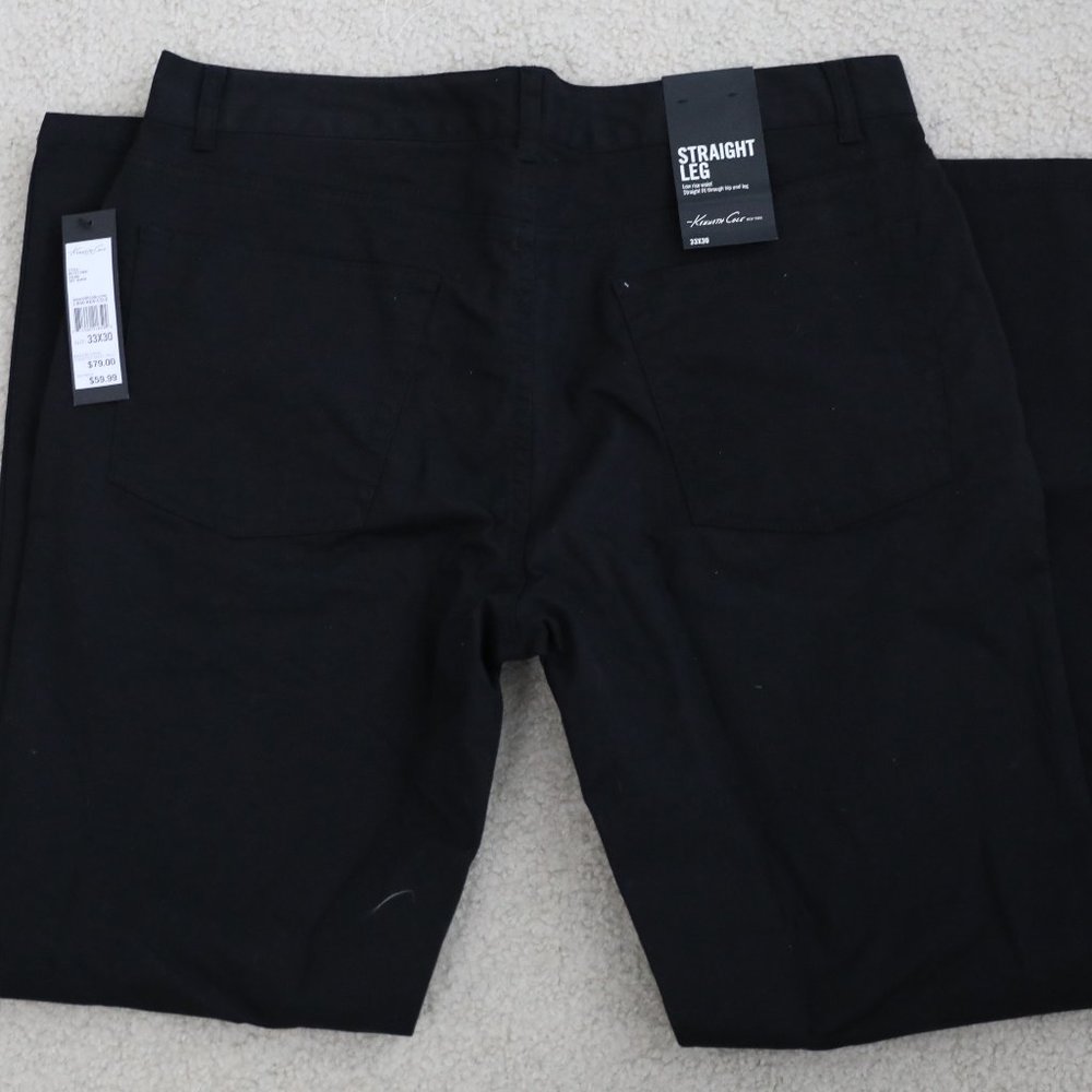 Kenneth Cole - Black Casual Dress Pants - 33x30
